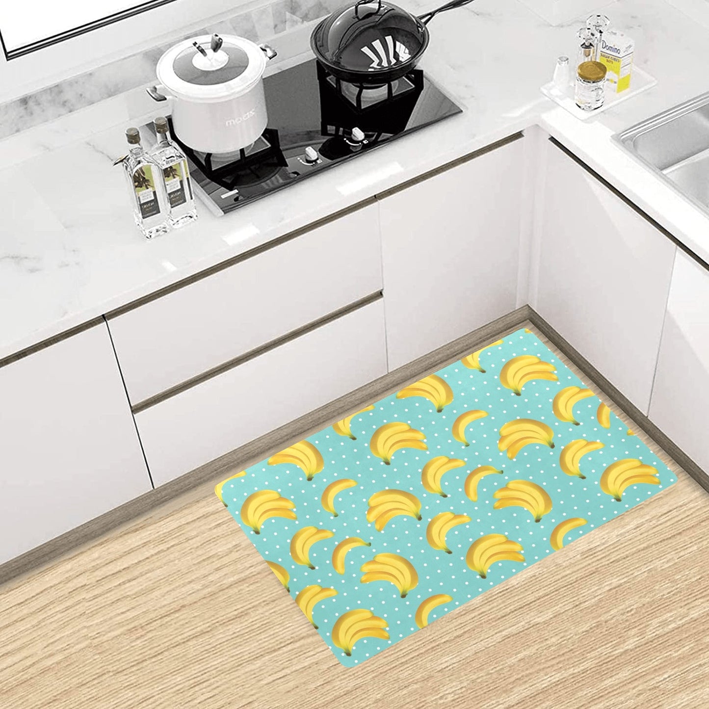Banana Pattern Print Design BA02 Kitchen Mat