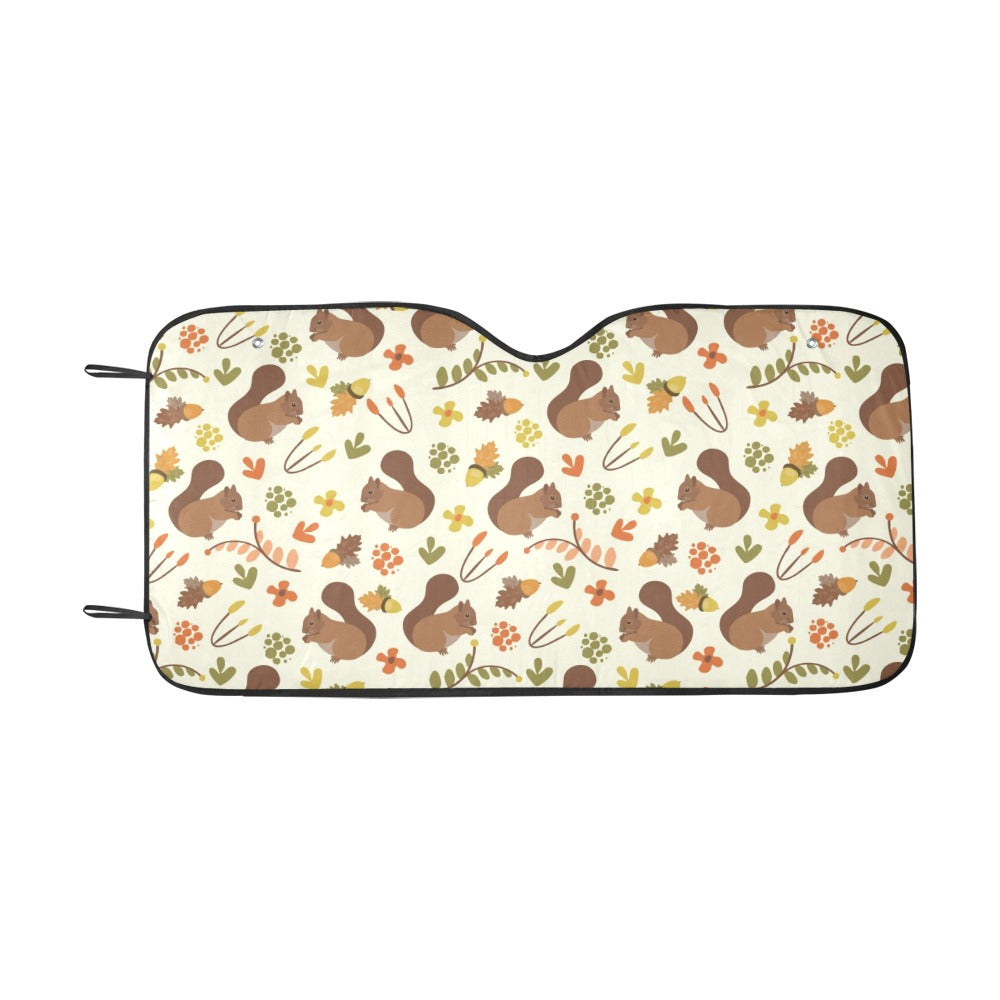 Squirrel Print Design LKS3010 Car front Windshield Sun Shade