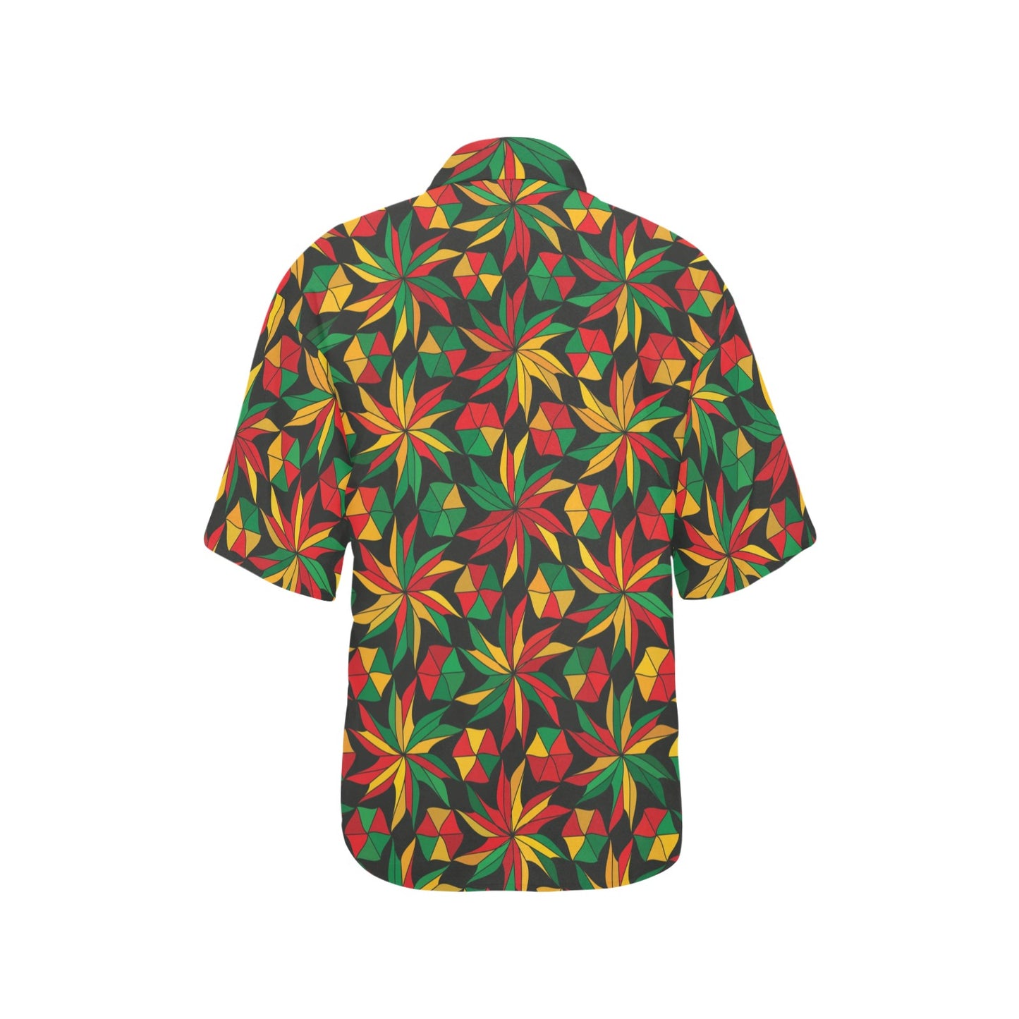 Rastafarian Pattern Print Design A03 Women's Hawaiian Shirt
