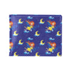 Fairy with Moon Print Pattern Men's ID Card Wallet