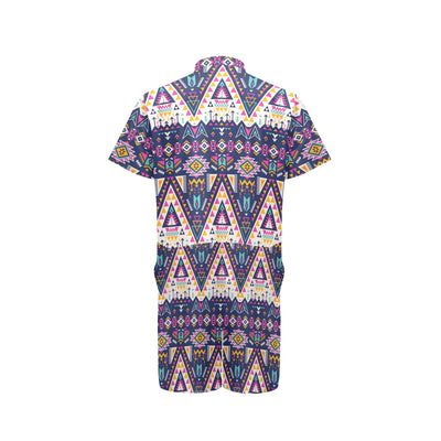 Pink Tribal Aztec native american Men's Romper