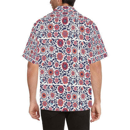 Suzani Print Design LKS304 Men's Hawaiian Shirt