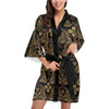 Celtic Knot Gold Design Women's Short Kimono