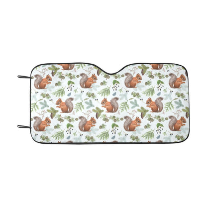 Squirrel Print Design LKS308 Car front Windshield Sun Shade