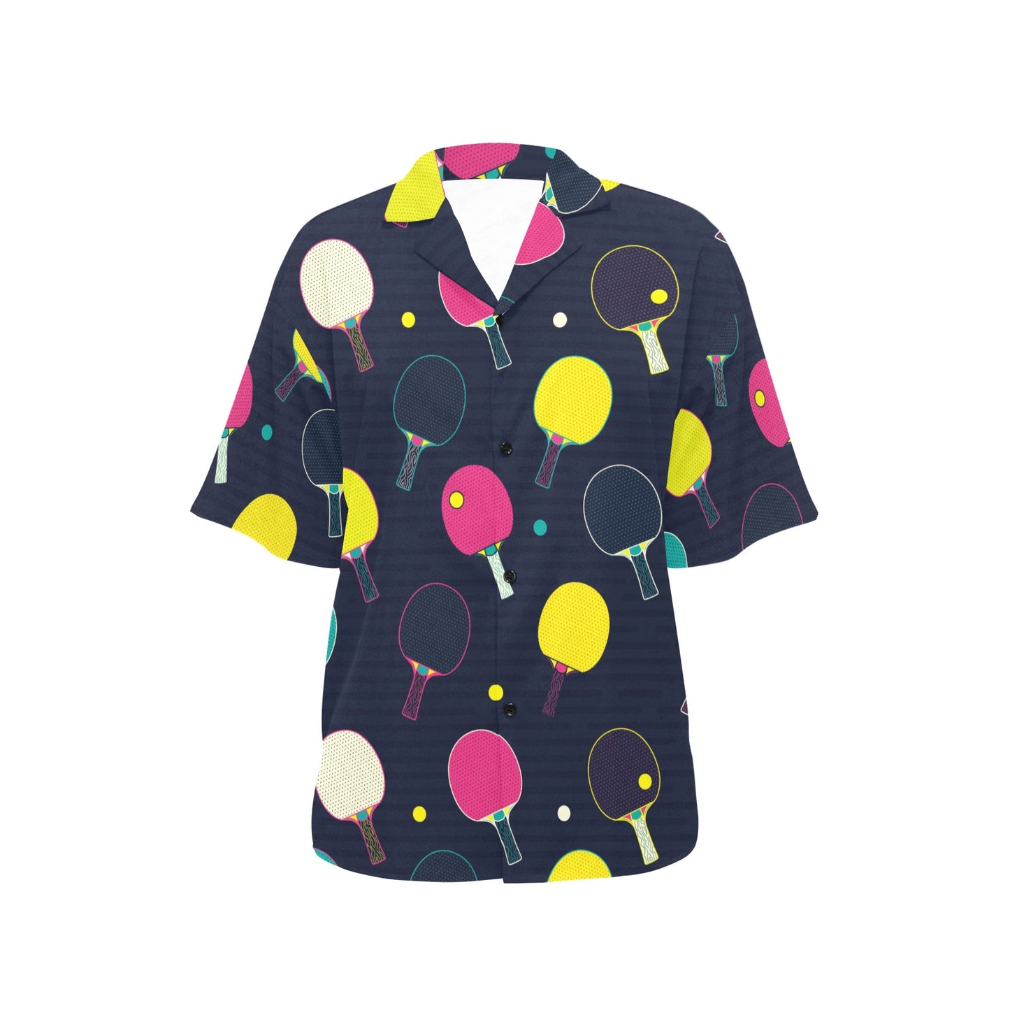 Ping Pong Pattern Print Design A04 Women's Hawaiian Shirt