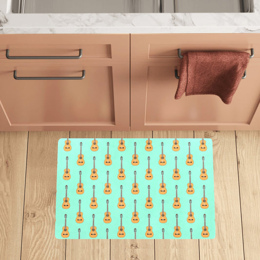 Acoustic Guitar Print Design LKS403 Kitchen Mat