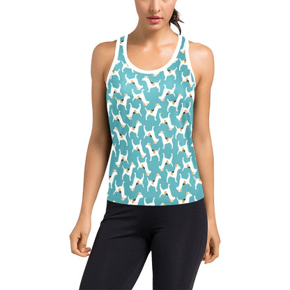 Russell Terriers Print Design LKS301 Women's Racerback Tank Top