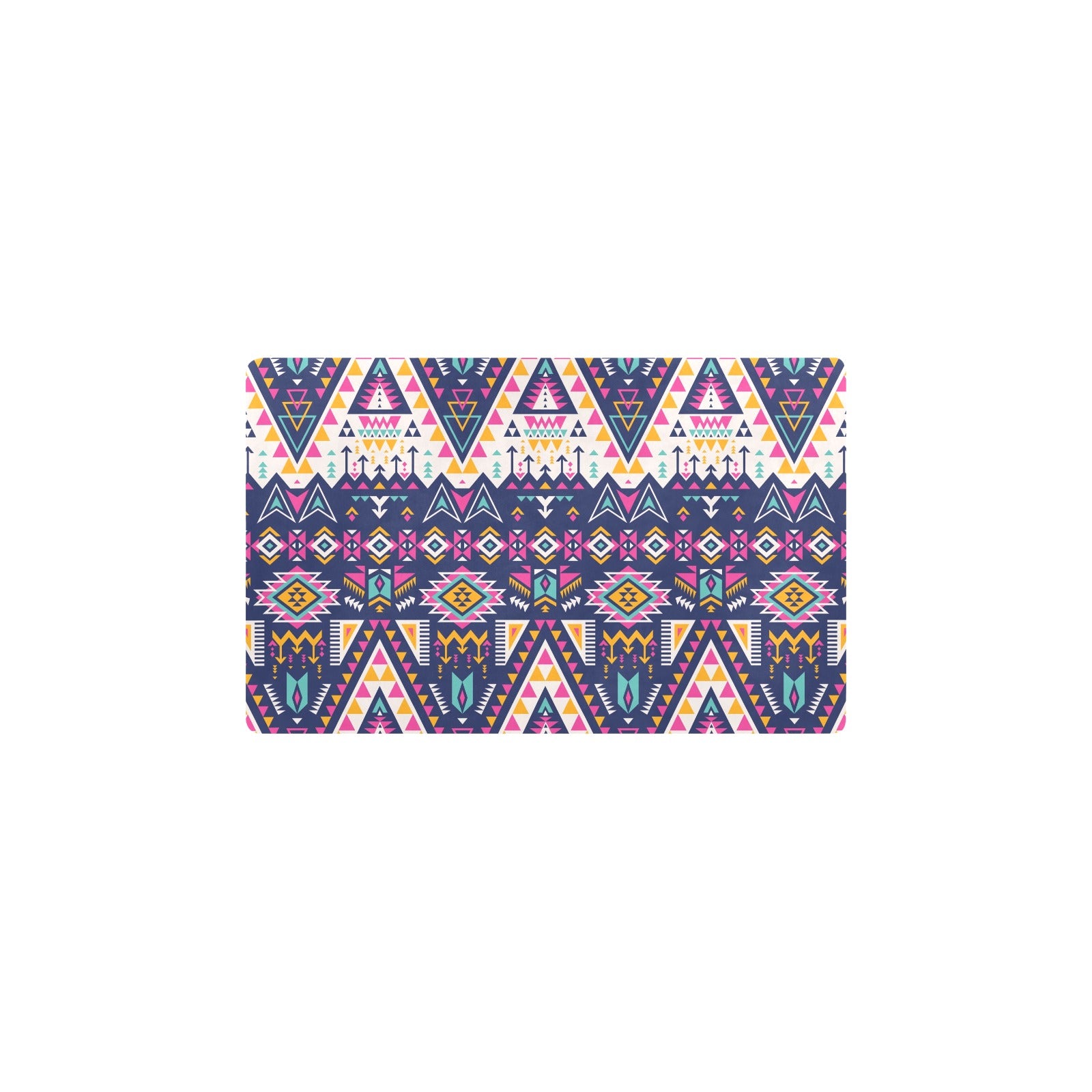 Pink Tribal Aztec native american Kitchen Mat