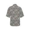 Chicken Pattern Print Design 01 Women's Hawaiian Shirt