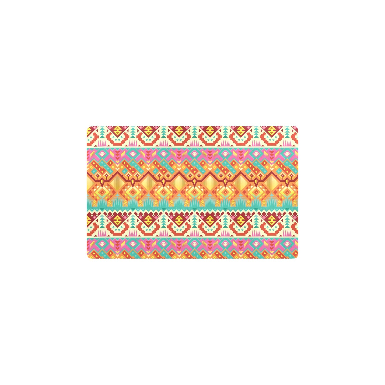 Aztec Pattern Print Design 03 Kitchen Mat