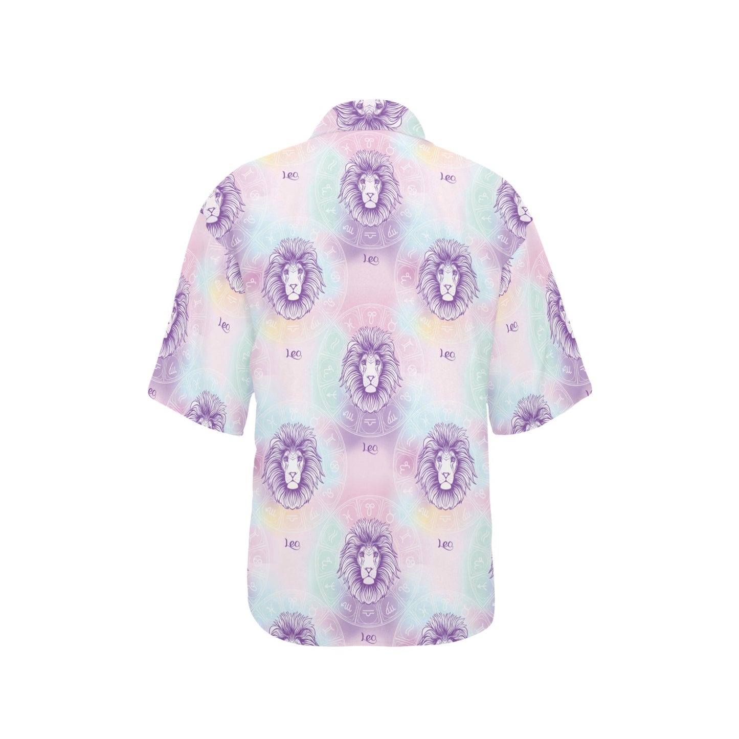 Leo Pattern Print Design 03 Women's Hawaiian Shirt