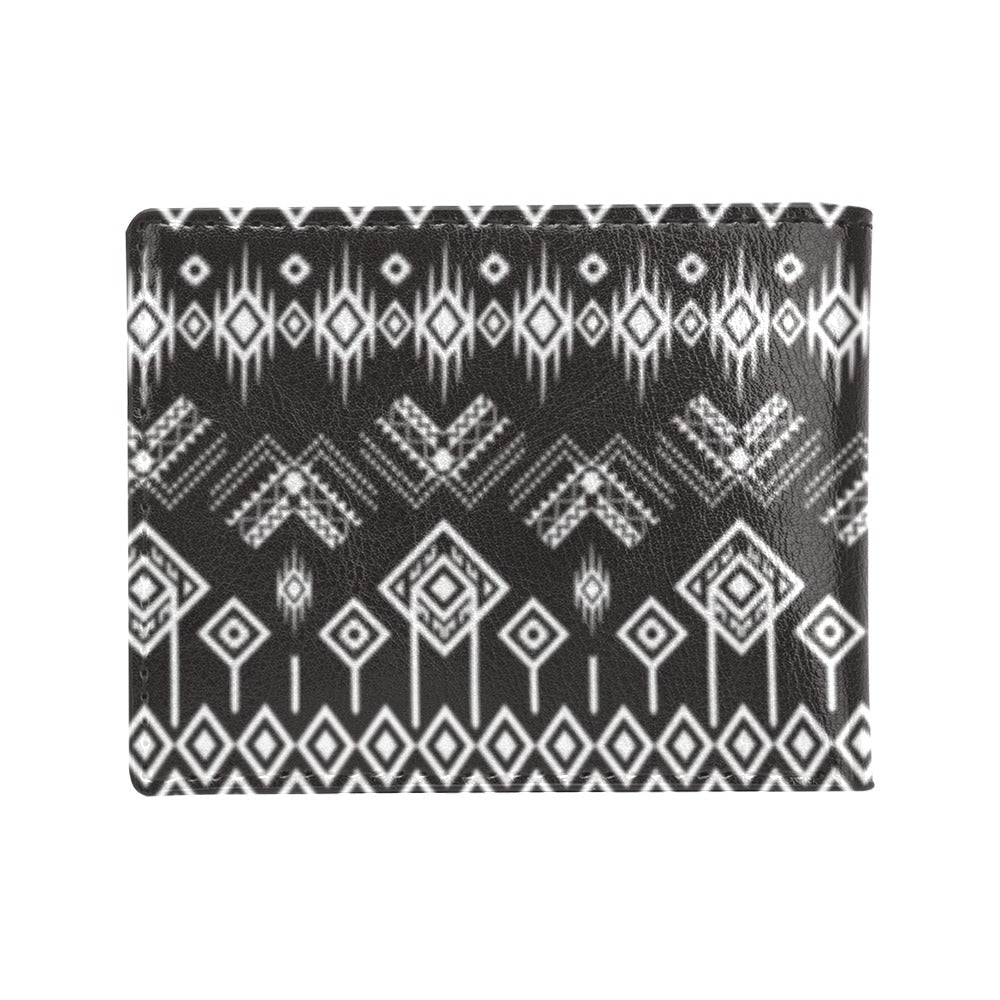 Tribal Pattern Print Design LKS304 Men's ID Card Wallet