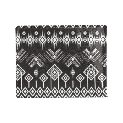 Tribal Pattern Print Design LKS304 Men's ID Card Wallet