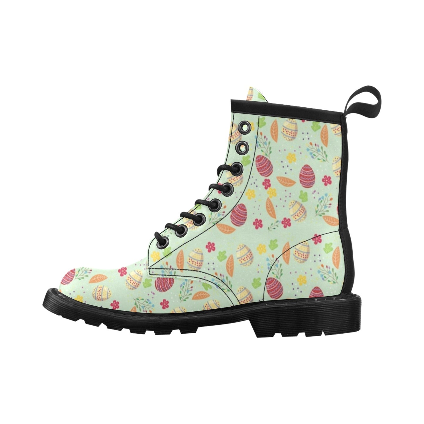 Easter Eggs Pattern Print Design RB07 Women's Boots