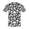 Skull Print Design LKS301 Men's All Over Print T-shirt