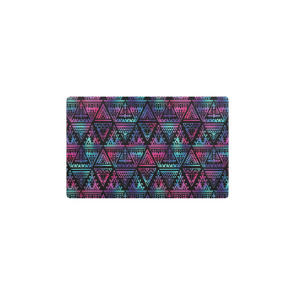 Tribal aztec Dark Multicolor Kitchen Mat