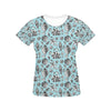 Seashell Beach Print Design LKS302 Women's  T-shirt