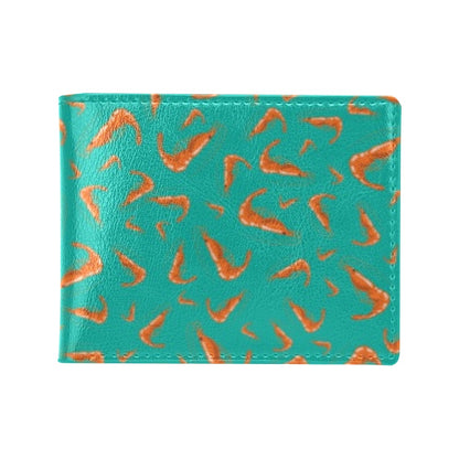 Shrimp Print Design LKS301 Men's ID Card Wallet
