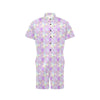 Unicorn Rainbow Star Heart Print Men's Romper