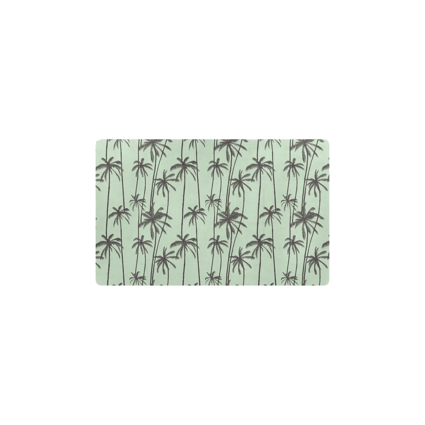 Palm Tree Pattern Print Design A04 Kitchen Mat