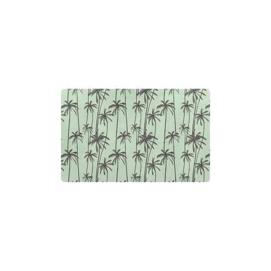 Palm Tree Pattern Print Design A04 Kitchen Mat