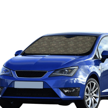 Skull Camo Style Print Design LKS308 Car front Windshield Sun Shade