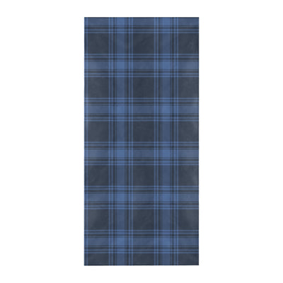 Tartan Blue Print Design LKS304 Beach Towel 32" x 71"