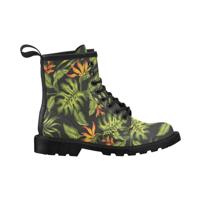 Bird Of Paradise Pattern Print Design BOP013 Women's Boots