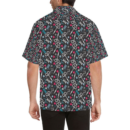 Sewing Equipment Print Design LKS305 Men's Hawaiian Shirt