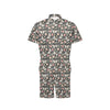 Butterfly Flower Pattern Print Design 07 Men's Romper