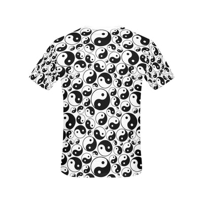 Yin Yang Print Design LKS302 Women's  T-shirt