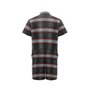 Checkered Flag Red Line Style Men's Romper