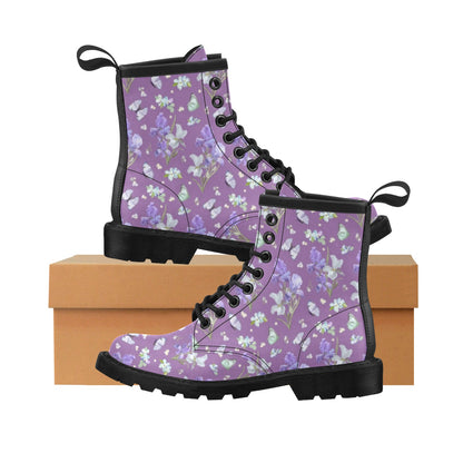 Iris Pattern Print Design IR09 Women's Boots
