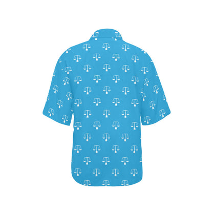 Libra Pattern Print Design 02 Women's Hawaiian Shirt