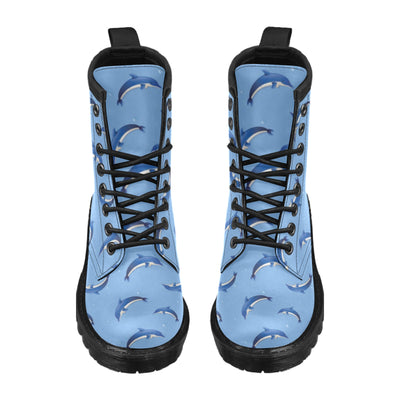 Dolphin Blue Print Women's Boots