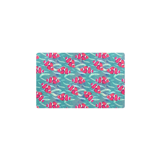 Clownfish Pattern Print Design 02 Kitchen Mat