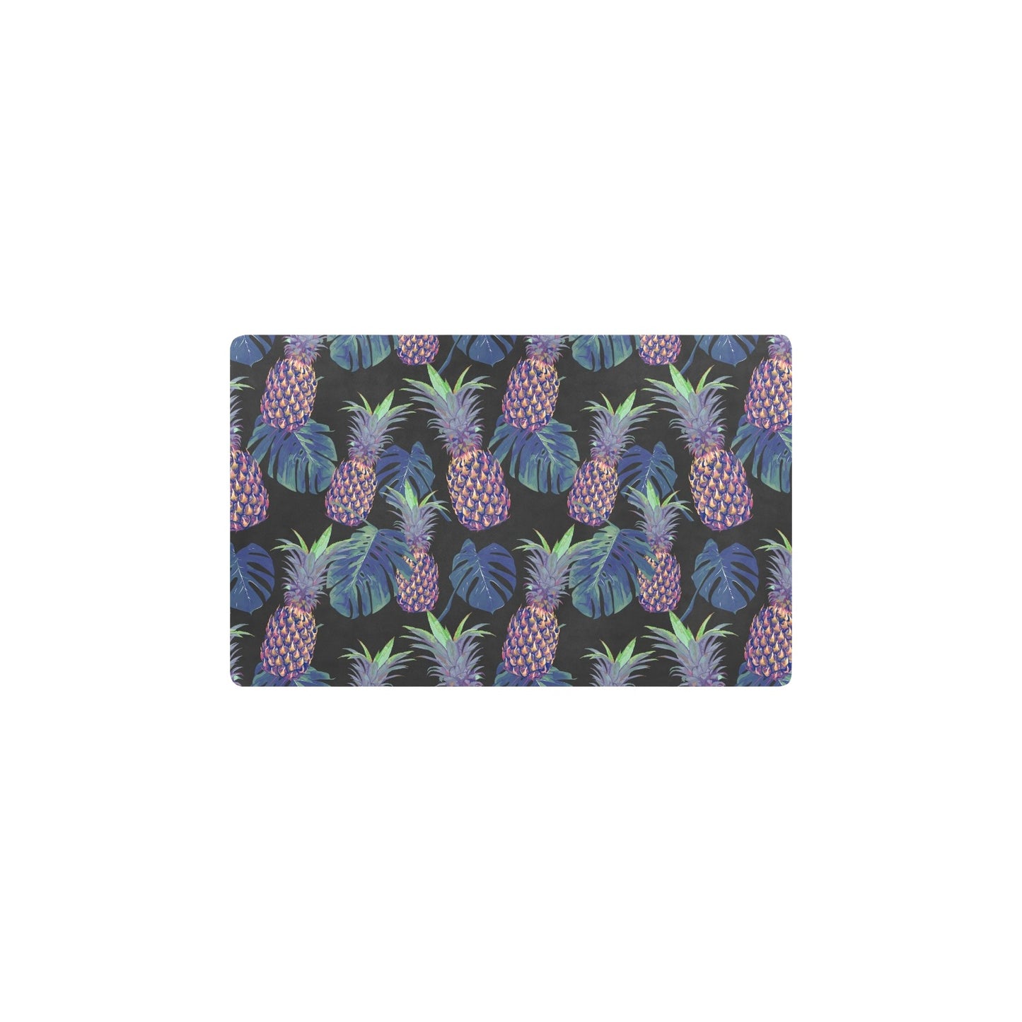 Pineapple Pattern Print Design PP04 Kitchen Mat