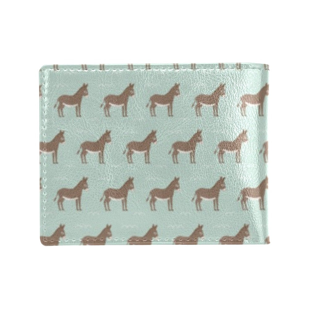 Donkey Print Design LKS402 Men's ID Card Wallet