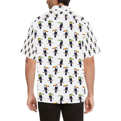 Toucan Print Design LKS305 Men's Hawaiian Shirt
