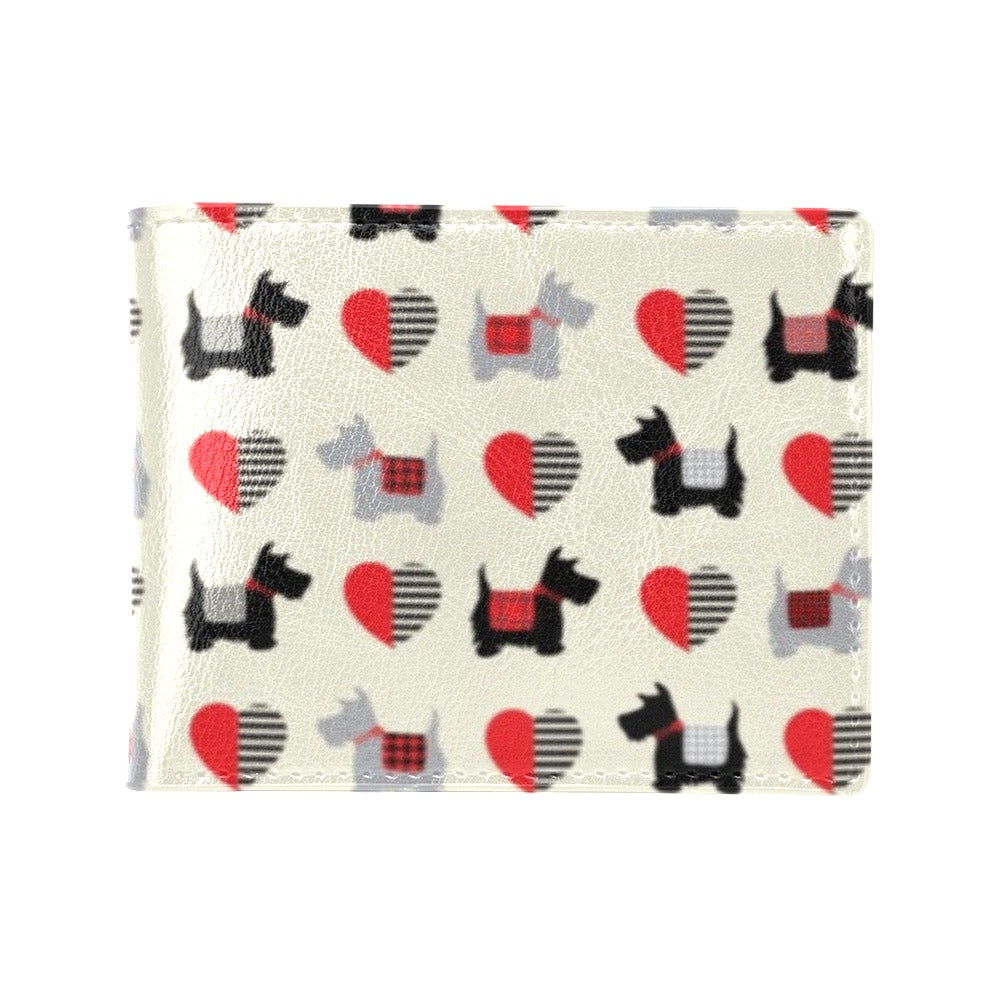 Scottish Terriers Print Design LKS3010 Men's ID Card Wallet