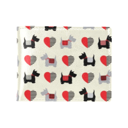 Scottish Terriers Print Design LKS3010 Men's ID Card Wallet