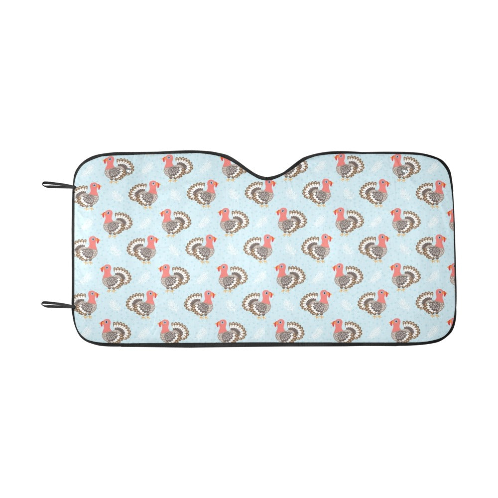 Turkey Print Design LKS403 Car front Windshield Sun Shade