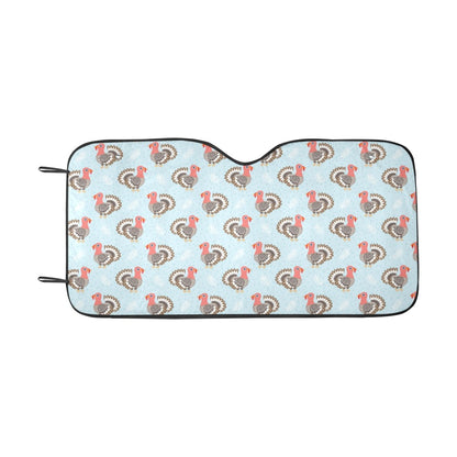Turkey Print Design LKS403 Car front Windshield Sun Shade