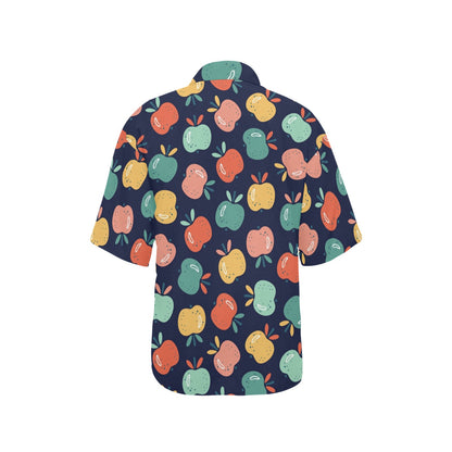 Apple Pattern Print Design AP09 Women's Hawaiian Shirt