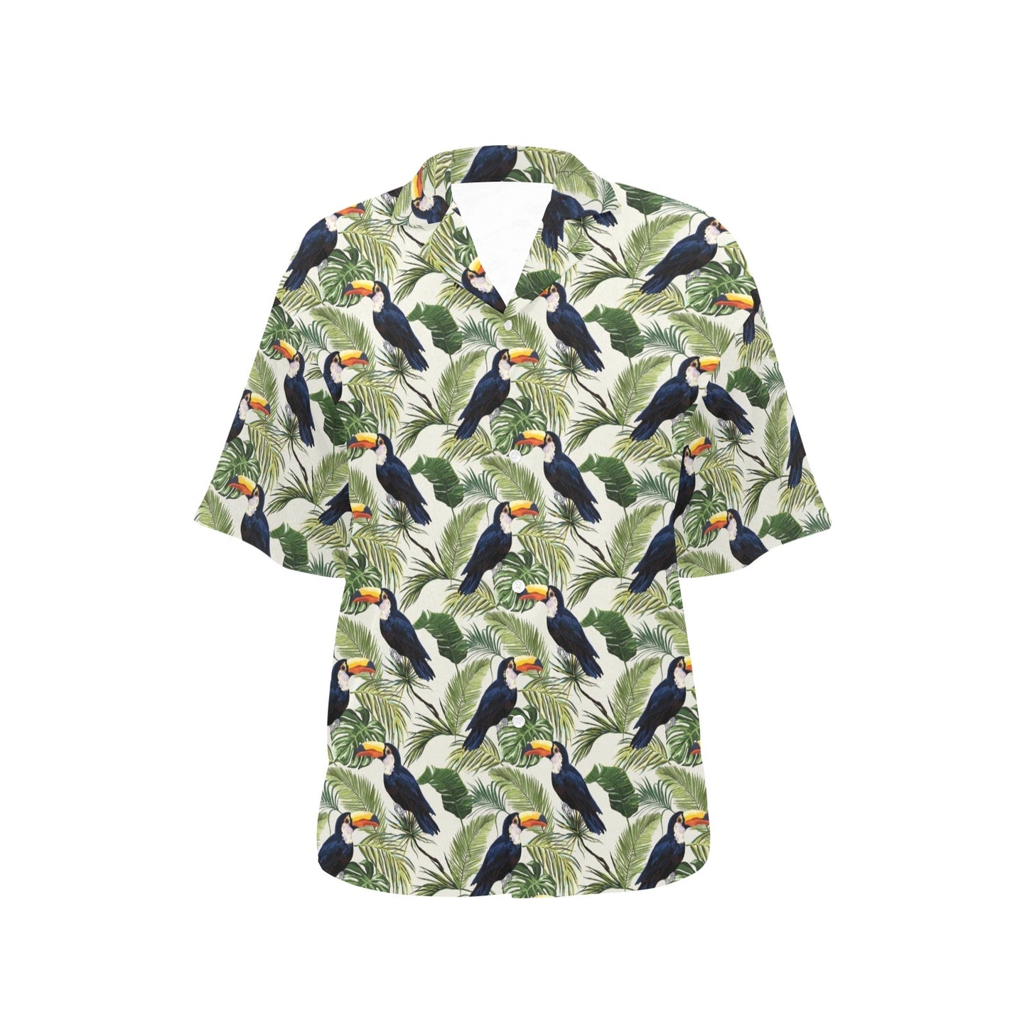 Toucan Print Design LKS308 Women's Hawaiian Shirt