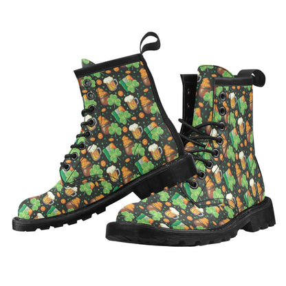 St Patricks Day Print Design LKS303 Women's Boots