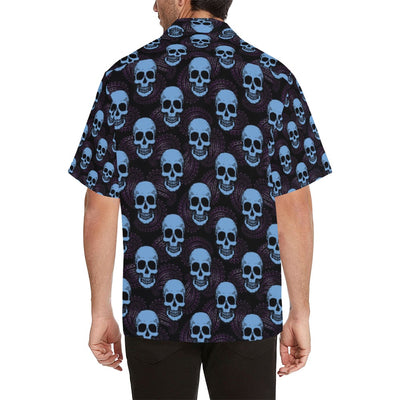 Skull Print Design LKS3012 Men's Hawaiian Shirt