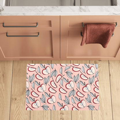 Apple Pattern Print Design AP04 Kitchen Mat