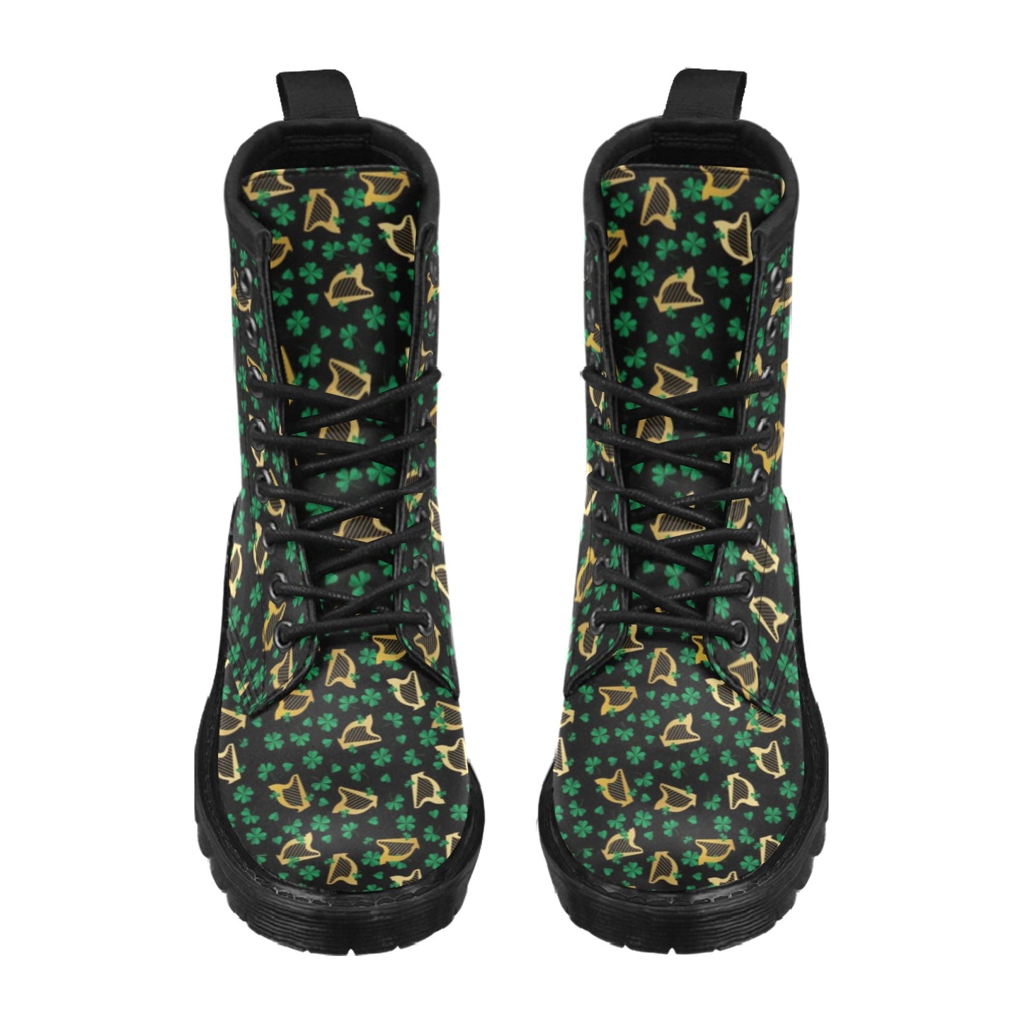 Harp Print Design LKS402 Women's Boots