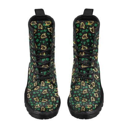 Harp Print Design LKS402 Women's Boots